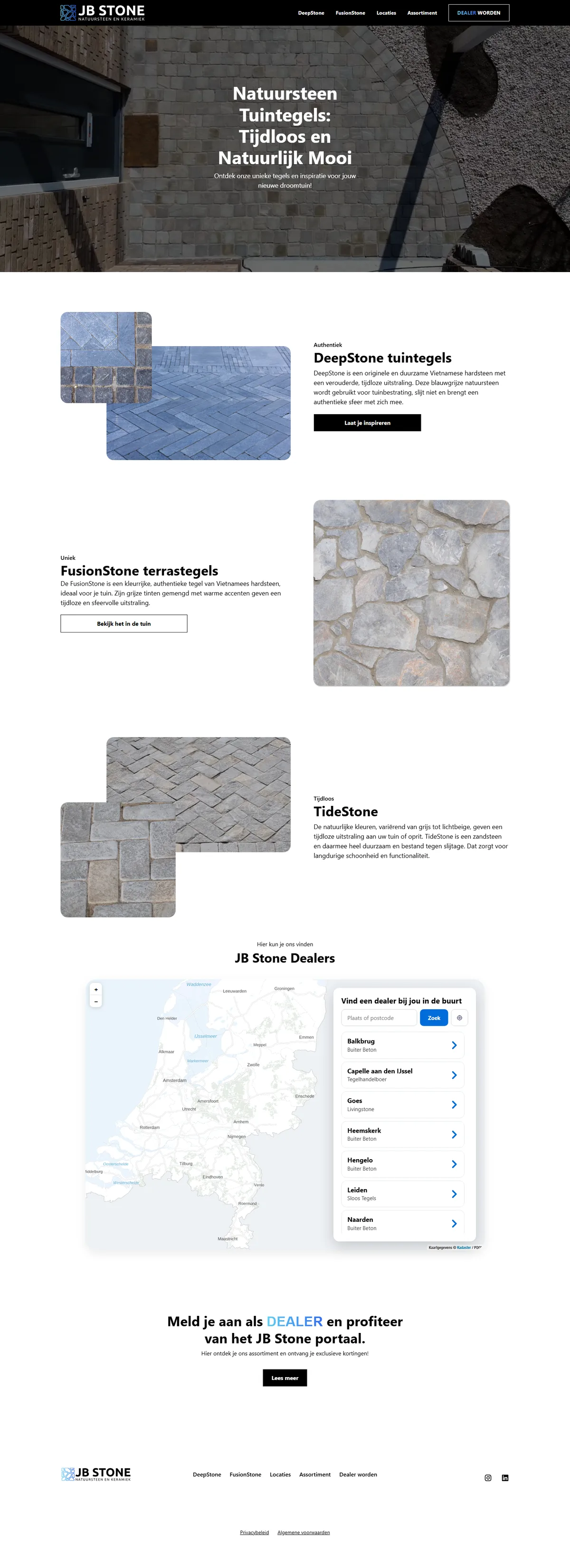 Website JB Stone