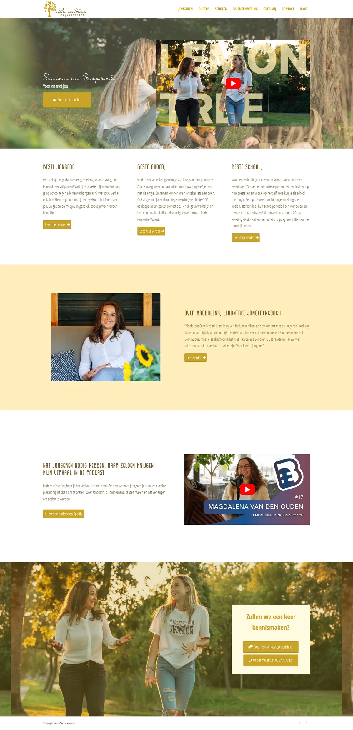 Website LemonTree Jongerencoach